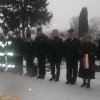 Odsłonięci pamiątkowej płyty memoriałowej zmarłych strażaków